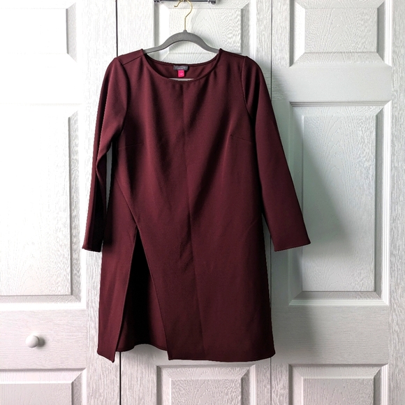 NWT Vince Camuto Asymmetrical Long Sleeve Tunic with side slit Size Small - Picture 1 of 4
